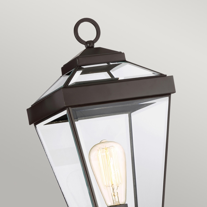 Quoizel - Candeeiro exterior RAVINE 1xE27/60W/230V IP44 castanho