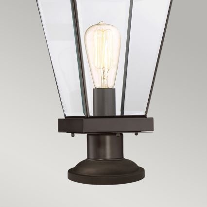 Quoizel - Candeeiro exterior RAVINE 1xE27/60W/230V IP44 castanho