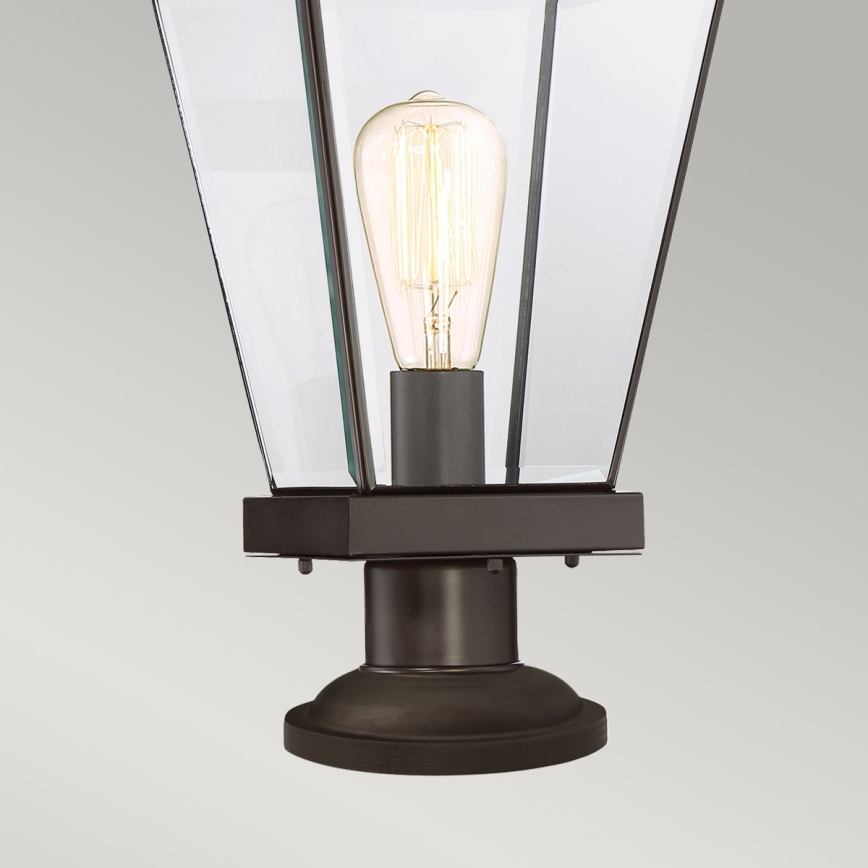 Quoizel - Candeeiro exterior RAVINE 1xE27/60W/230V IP44 castanho