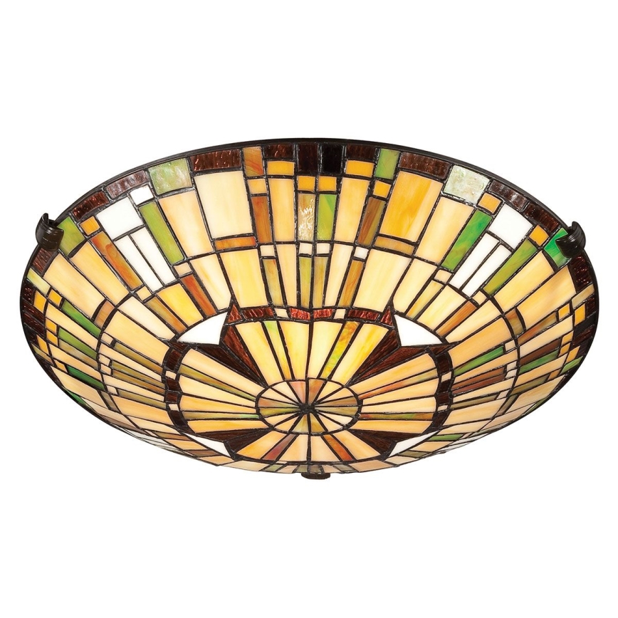 Quoizel - Iluminação de teto REED 2xE27/60W/230V diâmetro 42 cm