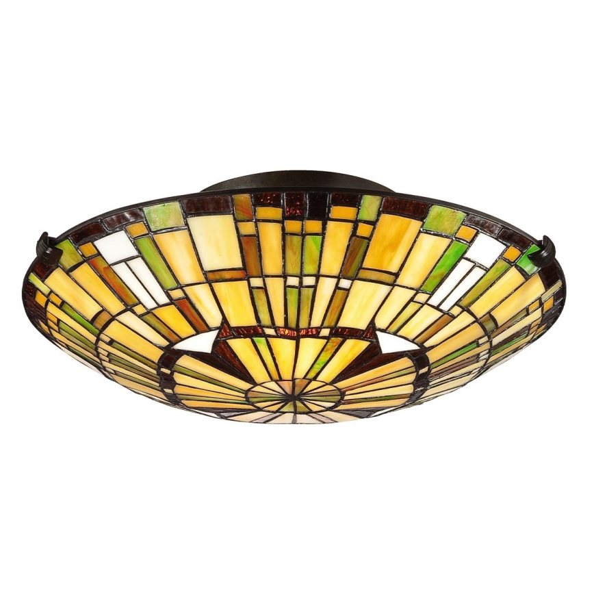 Quoizel - Iluminação de teto REED 2xE27/60W/230V diâmetro 42 cm