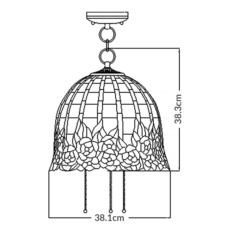 Quoizel - Candelabro suspenso ROSECLIFFE 3xE27/100W/230V
