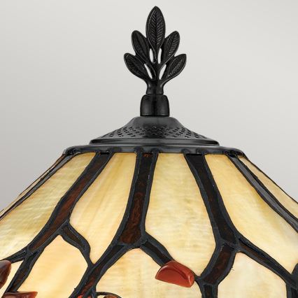Quoizel - Candeeiro de mesa Tiffany WHISPERING 2xE27/60W/230V
