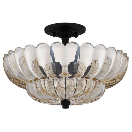 Quoizel - Iluminação de teto WHITECAP 4xE14/40W/230V diâmetro 39,5 cm