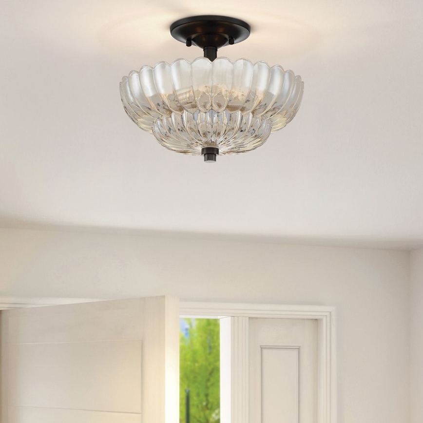 Quoizel - Iluminação de teto WHITECAP 3xE14/40W/230V diâmetro 29,7 cm