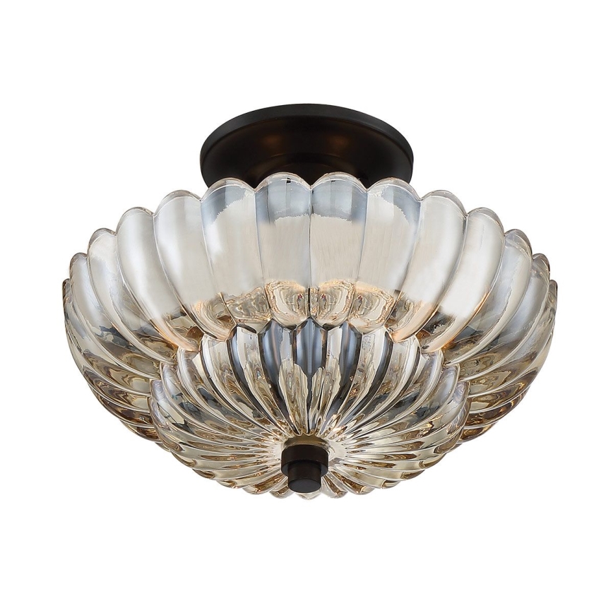 Quoizel - Iluminação de teto WHITECAP 3xE14/40W/230V diâmetro 29,7 cm