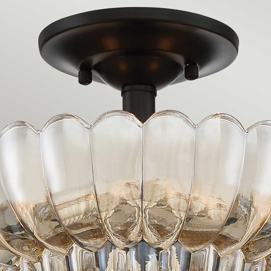 Quoizel - Iluminação de teto WHITECAP 3xE14/40W/230V diâmetro 29,7 cm