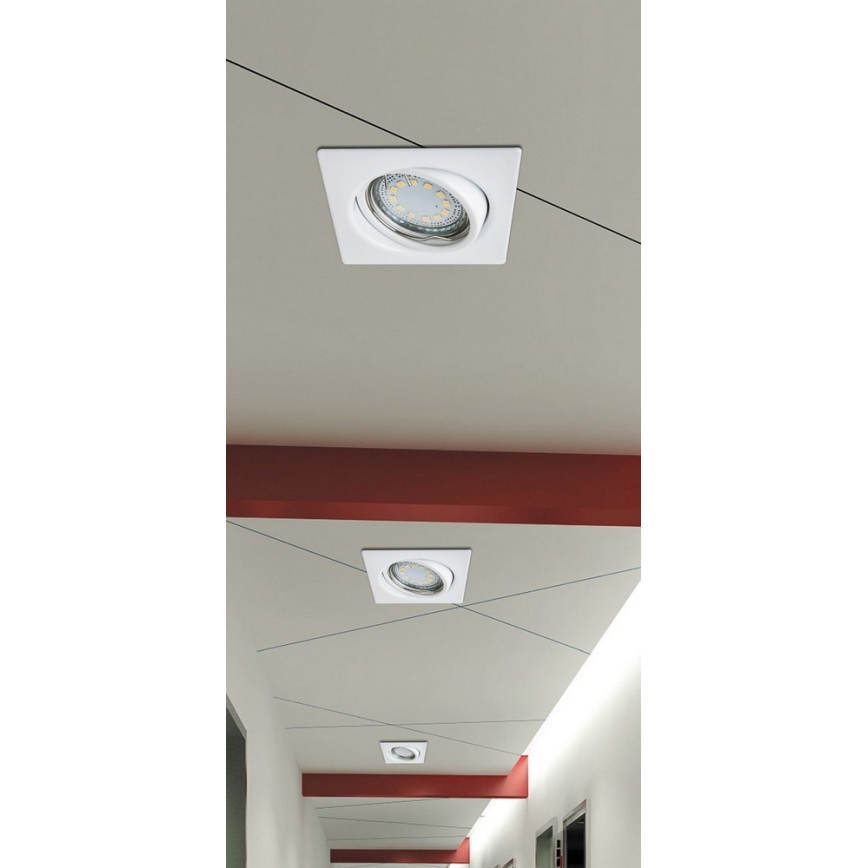 Rabalux - CONJUNTO 3xLED Iluminação embutida 3xGU10/3W/230V IP40