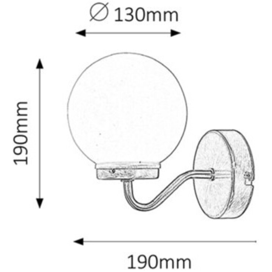 Rabalux - Luz de parede para casa de banho 1xE14/40W/230V IP44