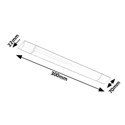 Rabalux - Luz de fundo de armário de cozinha LED LED/10W/230V