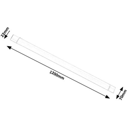 Rabalux - Luz de fundo de armário de cozinha LED LED/40W/230V