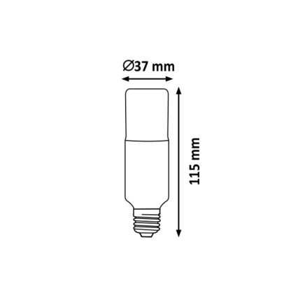 Rabalux - Lâmpada LED T37 E27/9W/230V 3000K