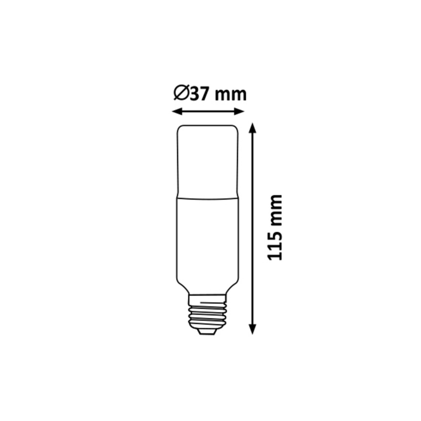 Rabalux - Lâmpada LED T37 E27/9W/230V 3000K
