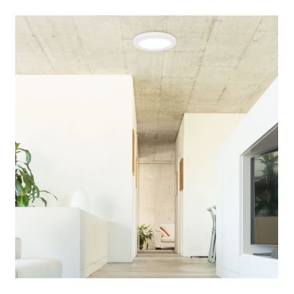 Rabalux - Iluminação de teto LED com sensor LED/18W/230V 4000K 22,5 cm