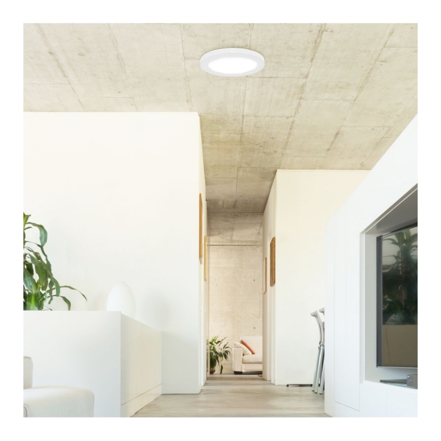 Rabalux - Iluminação de teto LED com sensor LED/18W/230V 4000K 22,5 cm