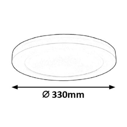 Rabalux - Iluminação de teto LED com sensor LED/30W/230V 33 cm