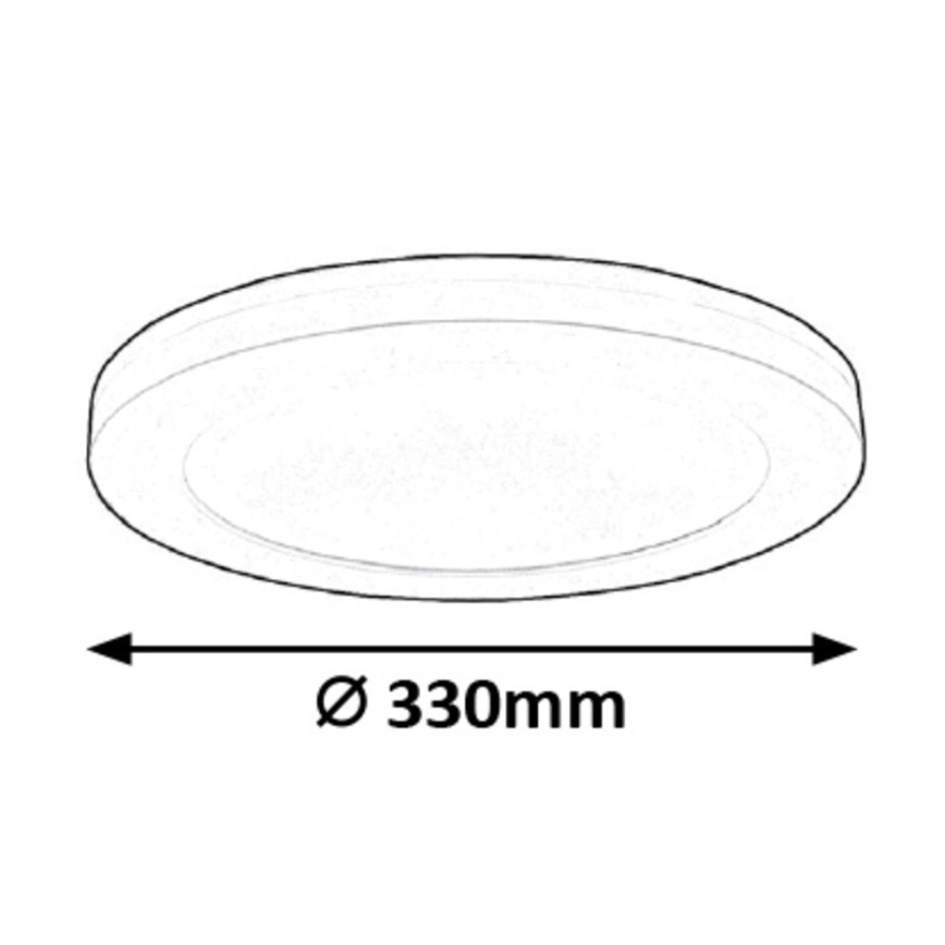 Rabalux - Iluminação de teto LED com sensor LED/30W/230V 33 cm