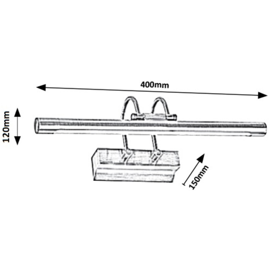 Rabalux - Iluminação de ilustração LED LED/9W/230V