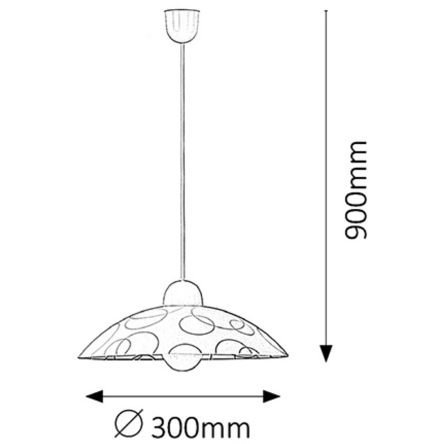Rabalux - Candelabro 1xE27/60W/230V