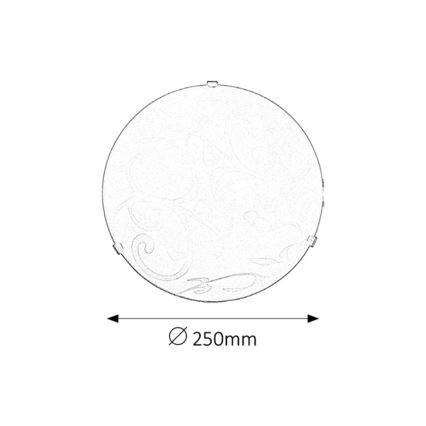 Rabalux - Luz de teto 1xE27/60W/230V