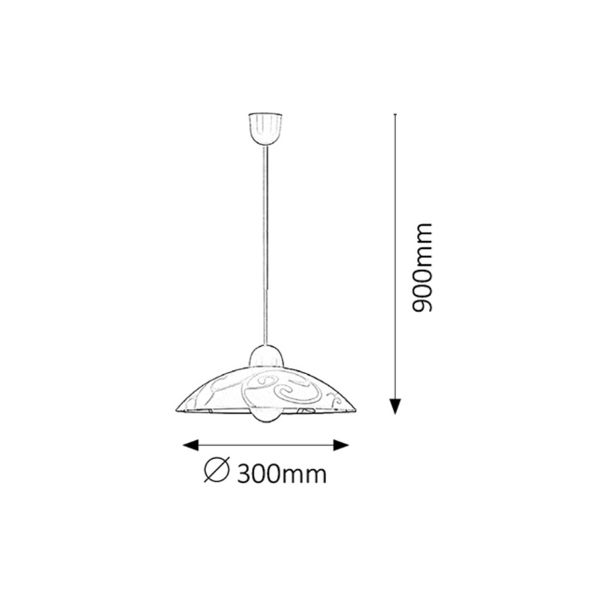 Rabalux - Candelabro 1xE27/60W/230V