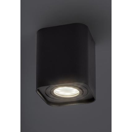 Rabalux - Foco 1xGU10/42W/230V preto