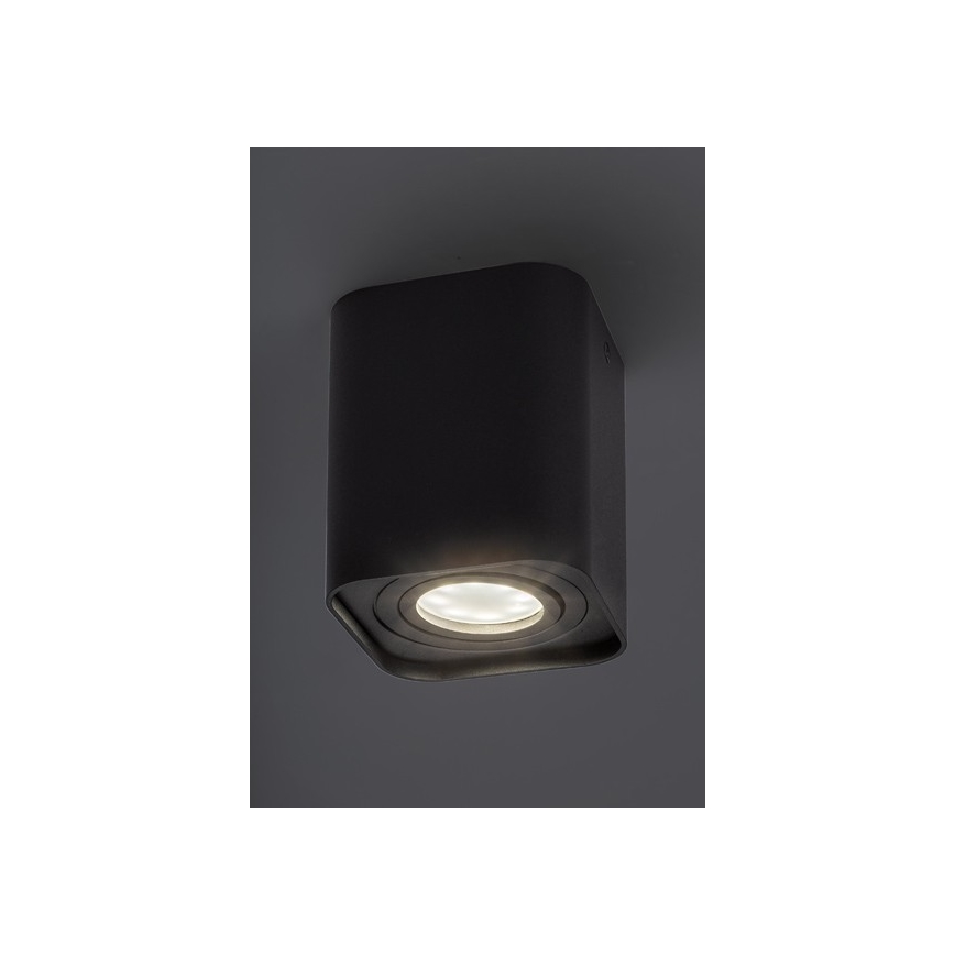 Rabalux - Foco 1xGU10/42W/230V preto