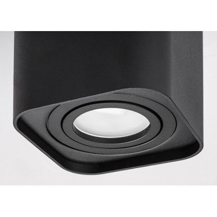 Rabalux - Foco 1xGU10/42W/230V preto