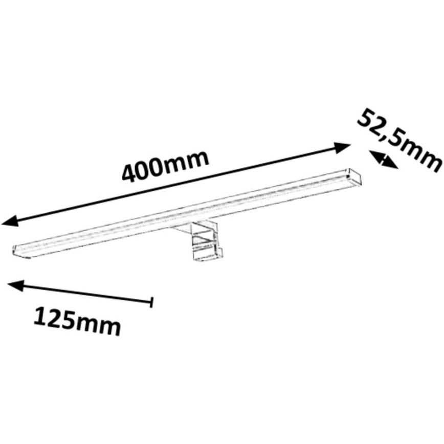 Rabalux - Luz de espelho de casa de banho LED LED/8W/230V 40cm IP44