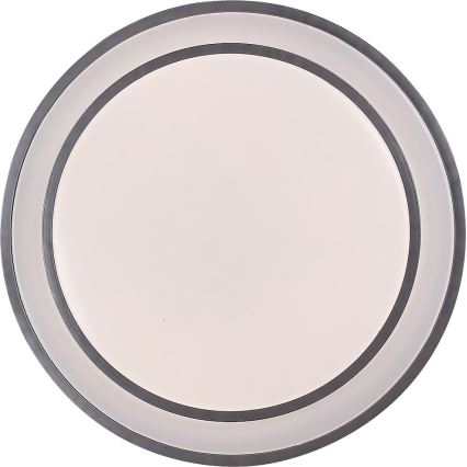 Rabalux - Iluminação de teto LED com regulação LED/40W/230V 3000-6500K prateada + controlo remoto