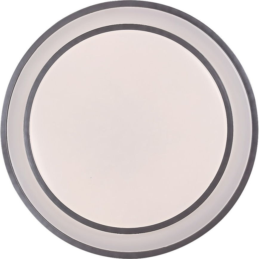 Rabalux - Iluminação de teto LED com regulação LED/40W/230V 3000-6500K prateada + controlo remoto