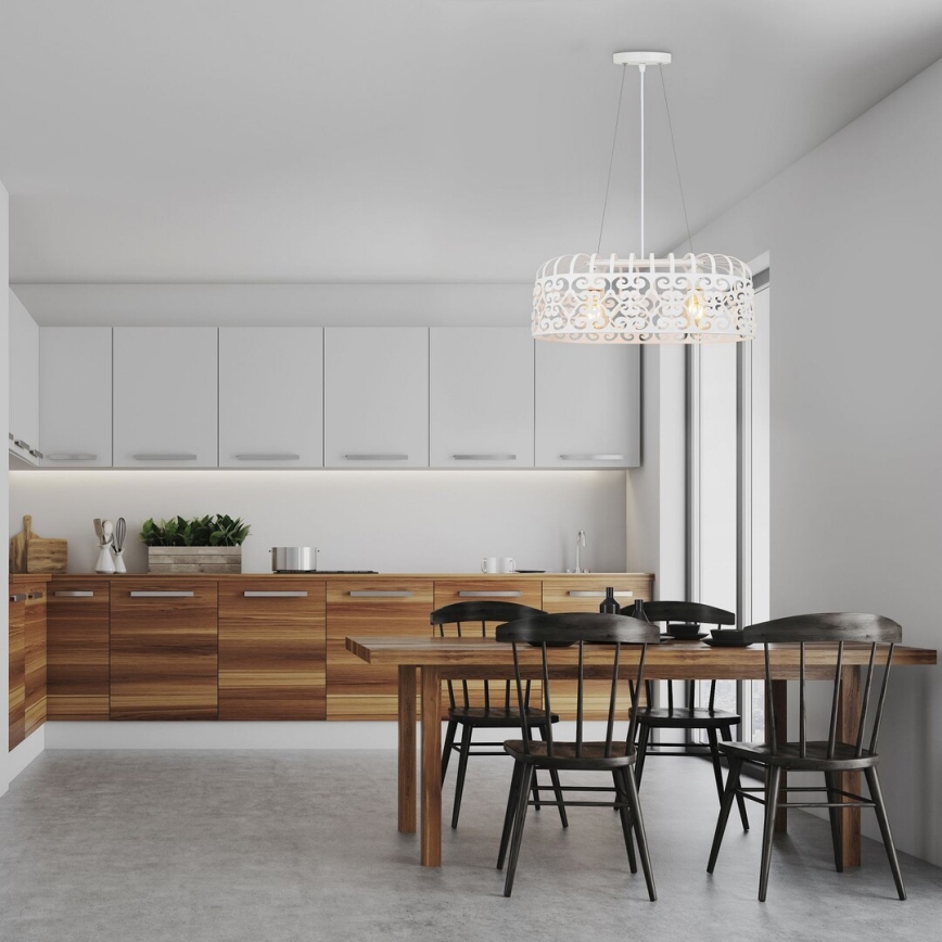 Rabalux - Candelabro 2xE27/60W/230V branco