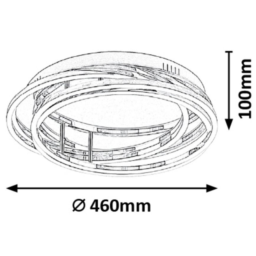 Rabalux - Luz de teto fosca LED LED/40W/230V diâmetro 46cm