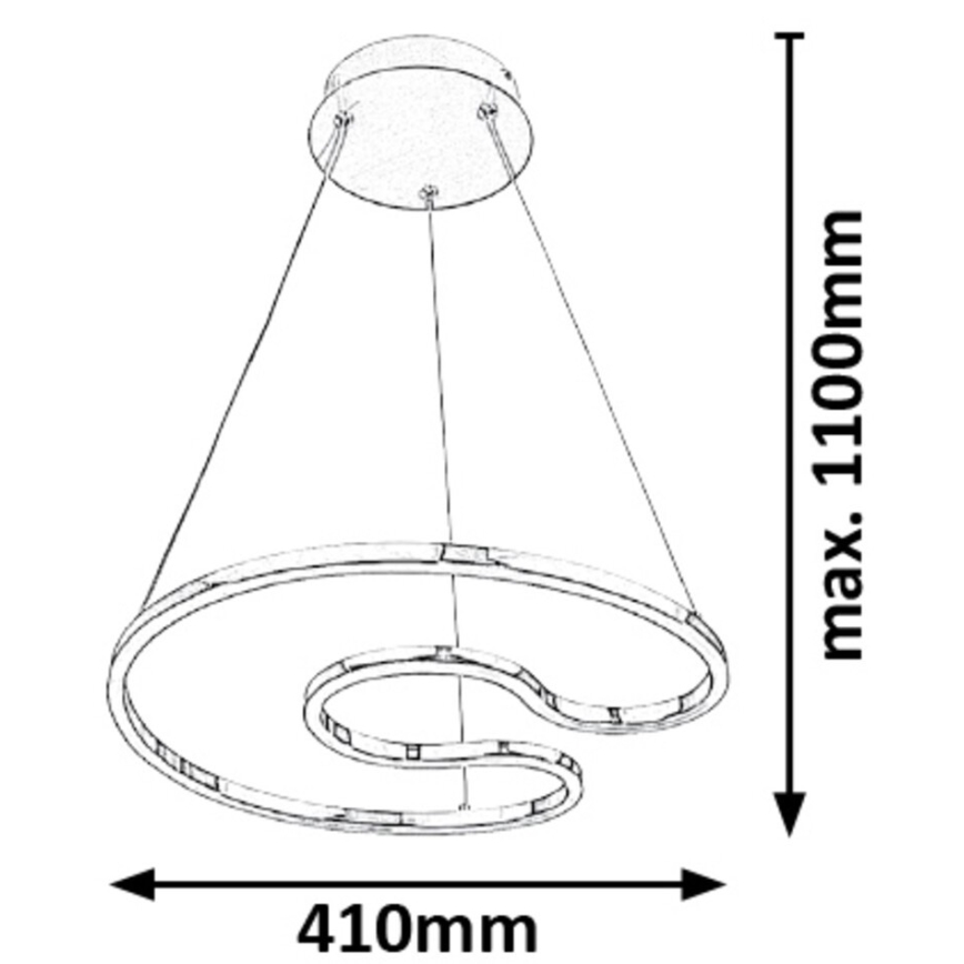 Rabalux - Candelabro num fio LED LED/30W/230V