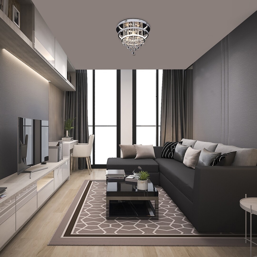 Rabalux 2237 - Candelabro integrado de cristal PALLAS LED/32W/230V + 3xE14/40W