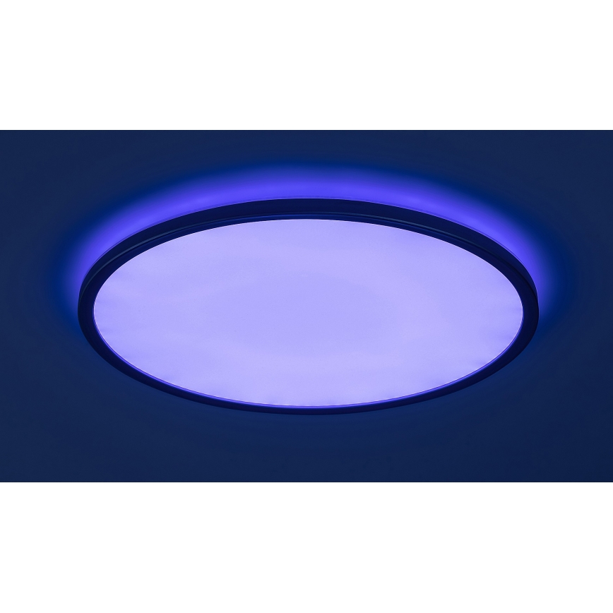 Rabalux - Iluminação de teto LED RGB com regulação LED/22W/230V Wi-Fi Tuya + comando