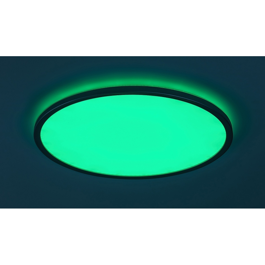 Rabalux - Iluminação de teto LED RGB com regulação LED/22W/230V Wi-Fi Tuya + comando