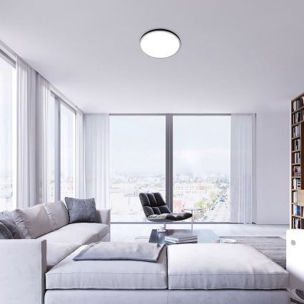 Rabalux - Iluminação de teto LED RGB com regulação LED/22W/230V Wi-Fi Tuya + comando