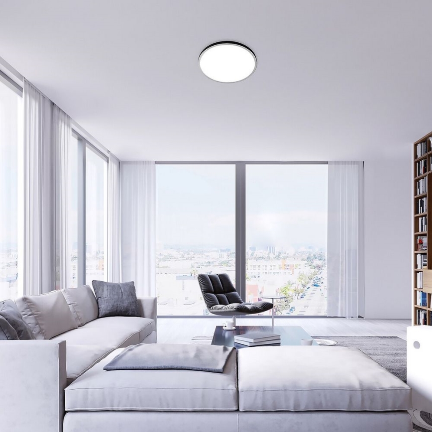 Rabalux - Iluminação de teto LED RGB com regulação LED/22W/230V Wi-Fi Tuya + comando