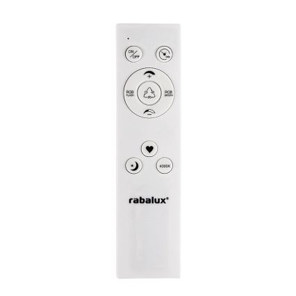 Rabalux - Iluminação de teto LED RGB com regulação LED/22W/230V Wi-Fi Tuya + comando