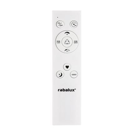 Rabalux - Iluminação de teto LED RGB com regulação LED/22W/230V Wi-Fi Tuya + comando