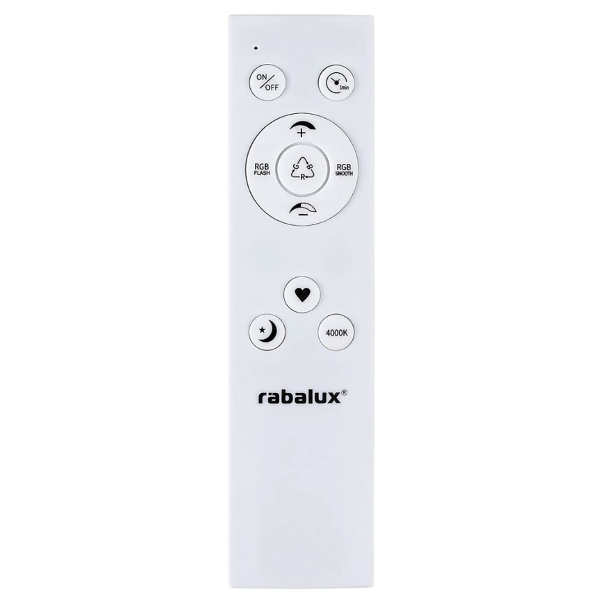 Rabalux - Iluminação de teto LED RGB com regulação LED/22W/230V Wi-Fi Tuya + comando