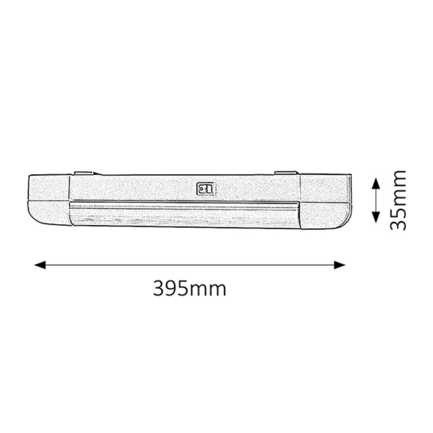 Rabalux - Iluminação de armário 1xG13/10W/230V 39,5 cm