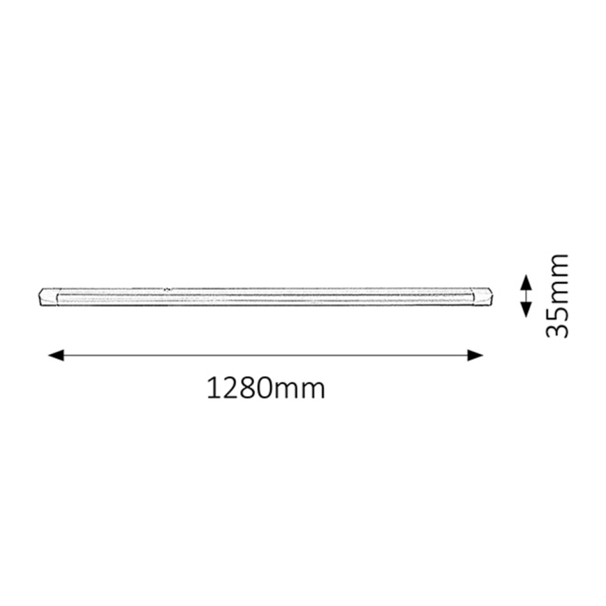 Rabalux - Iluminação de armário 1xG13/36W/230V 128 cm