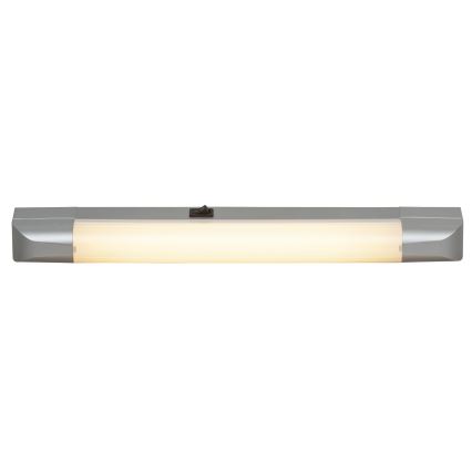 Rabalux - Iluminação de armário BAND LIGHT 1xG13/10W/230V 39,5 cm prateado