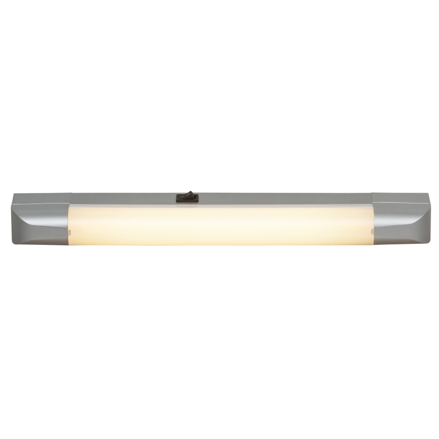 Rabalux - Iluminação de armário BAND LIGHT 1xG13/10W/230V 39,5 cm prateado