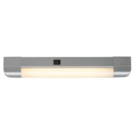 Rabalux - Iluminação de armário BAND LIGHT 1xG13/10W/230V 39,5 cm prateado