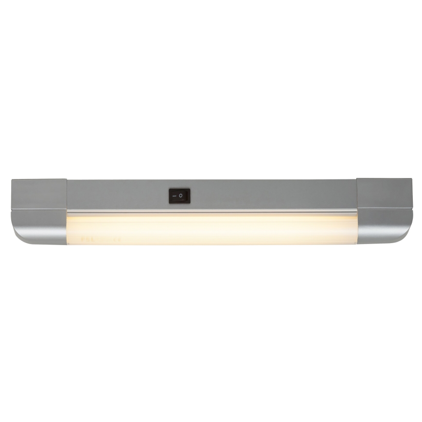 Rabalux - Iluminação de armário BAND LIGHT 1xG13/10W/230V 39,5 cm prateado
