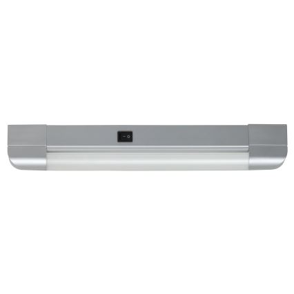 Rabalux - Iluminação de armário BAND LIGHT 1xG13/10W/230V 39,5 cm prateado