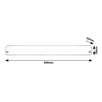 Rabalux - Luz de fundo de armário de cozinha LED LED/14,5W/230V